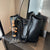 Elegante Vintage Leder Tragetasche Brehn