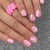 Künstlerisches Wellenmuster Nagelspitzen Brehn