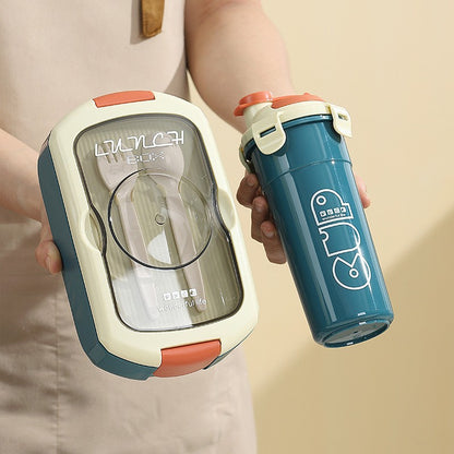 Stylische Lunchbox und Wasserflasche Set