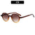 Trendy Übergroße Runde Rahmen Sonnenbrille