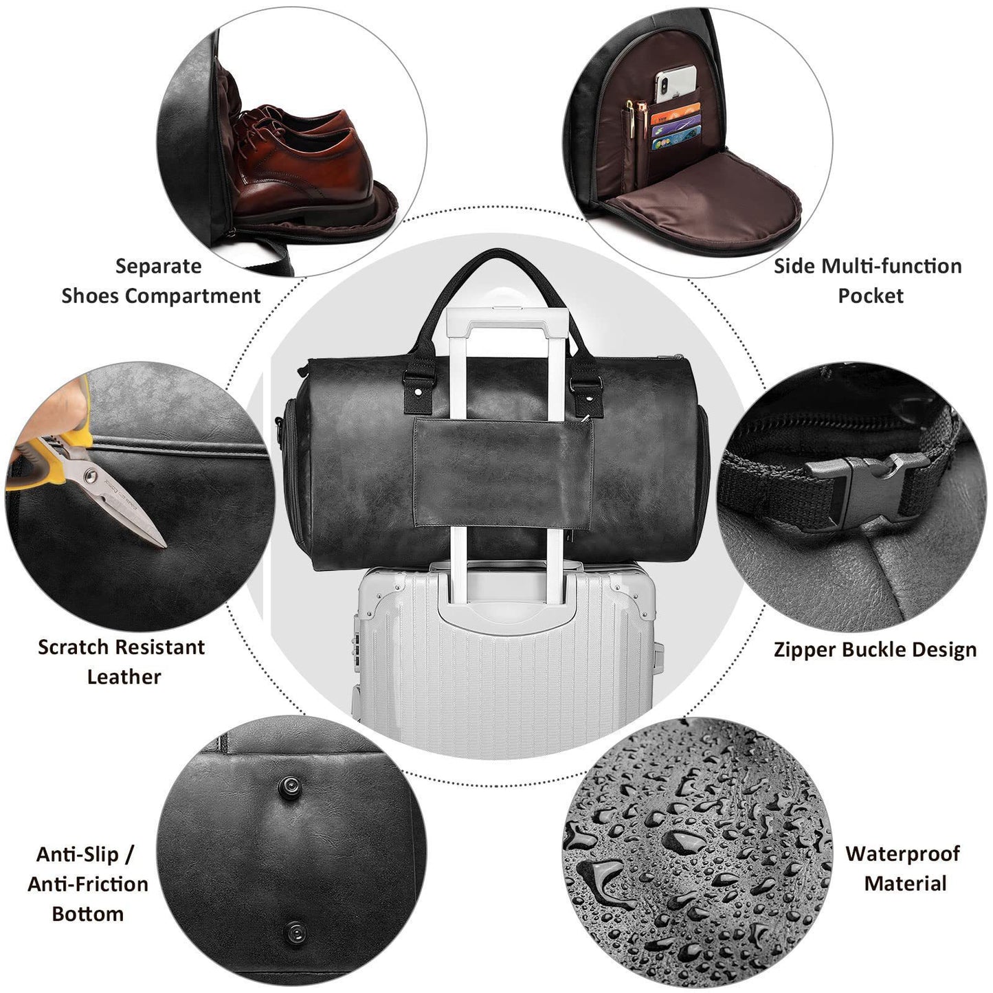 Elegante Reise- und Anzugtasche Brehn