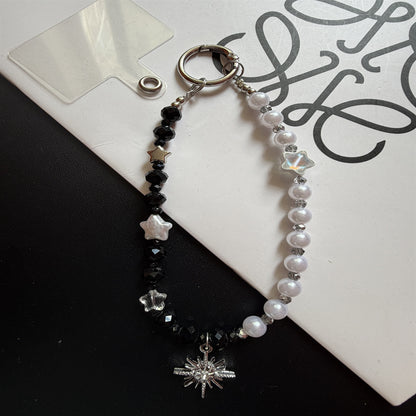 Eleganter Perlen-Charm-Schlüsselanhänger-Halter Brehn