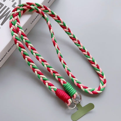 Multi-Color Geflochtene Brillenband Brehn