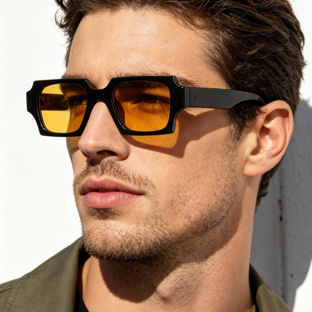 Damen Sonnenbrille im modernen Quadrat-Design Brehn