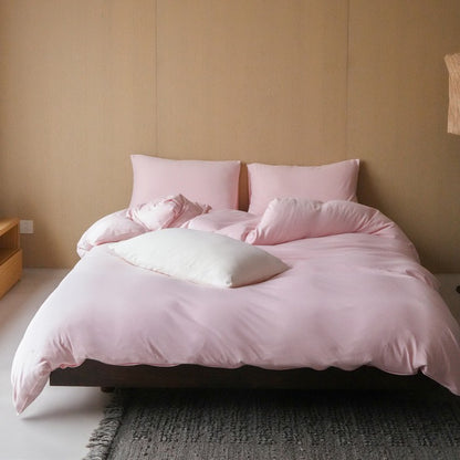 Premium Baumwollsatin Bettwäsche Set mit atmungsaktiver seidenweicher Oberfläche