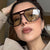 Damen modische Sonnenbrille mit schützendem UV-Filter und stylishen Gläsern Brehn