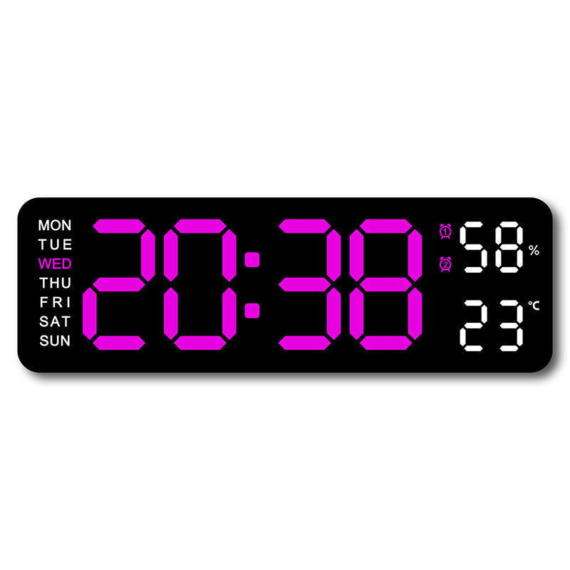 Digitaler Alarmwecker mit Umgebungstemperatur- und Luftfeuchtigkeitsanzeige Brehn