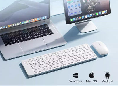Faltbare Bluetooth-Tastatur und Maus Combo Brehn