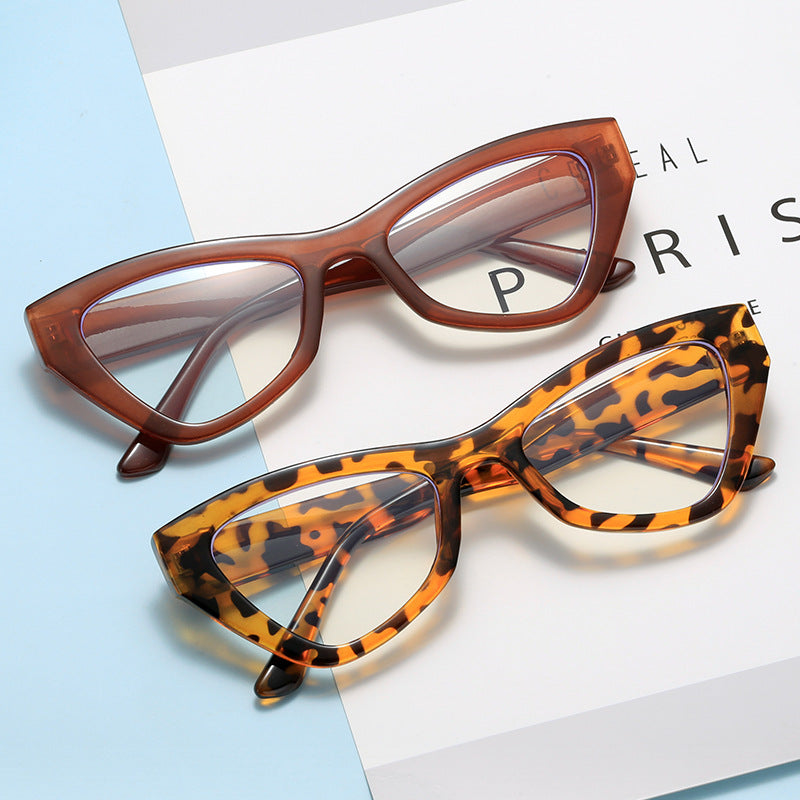 Damen Cat-Eye-Brille mit modischem transparenten Rahmen Brehn