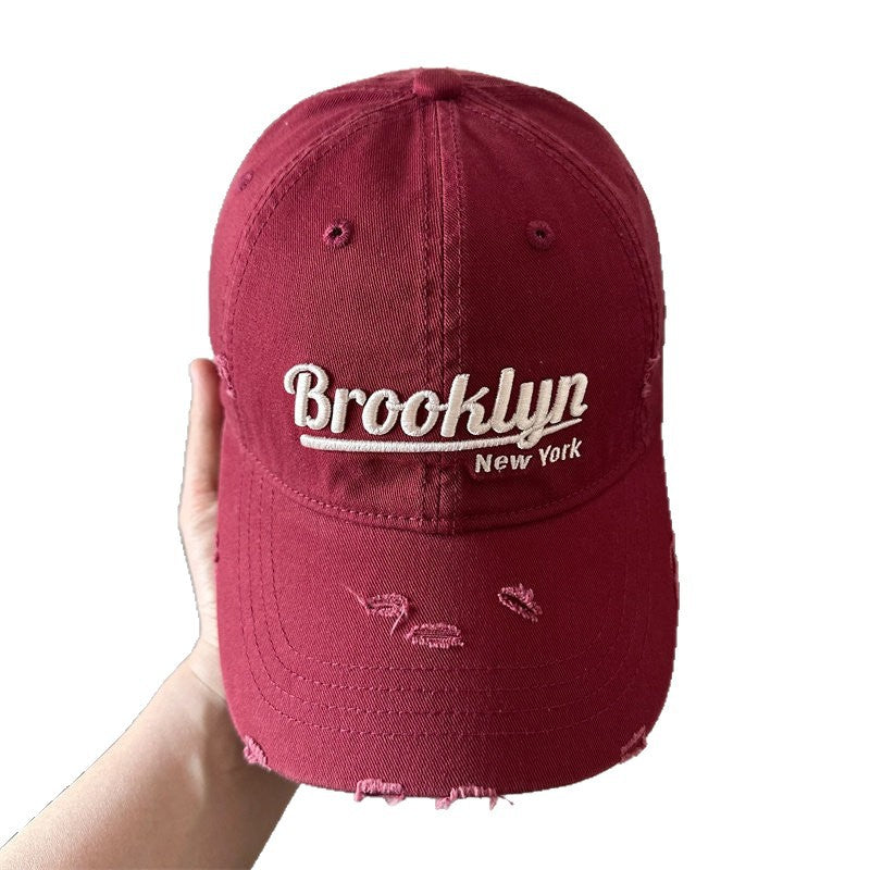 Herren Distressed Brooklyn Baseball Cap Brehn