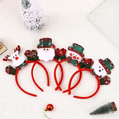 LED Leuchtender Weihnachts-Haarreifen mit Rentier-Motiv Brehn