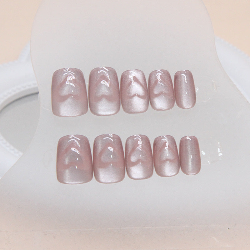 Herz-verzierte Gradient-Nagelkunst-Kit Brehn