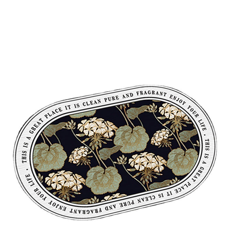 Floral Pattern Badematte Brehn