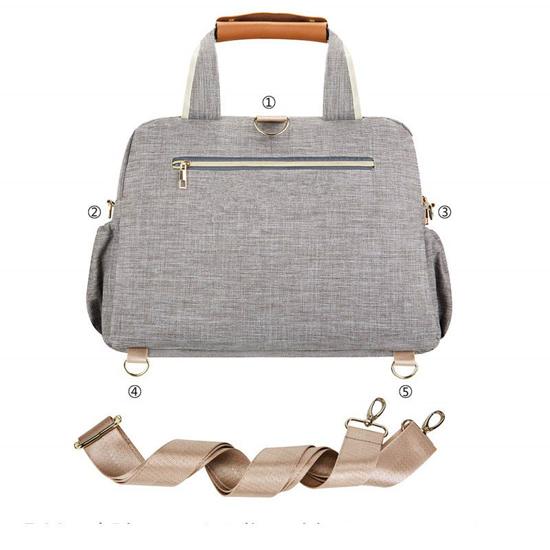 Damen Wickeltasche mit integriertem Wickelunterlage Brehn
