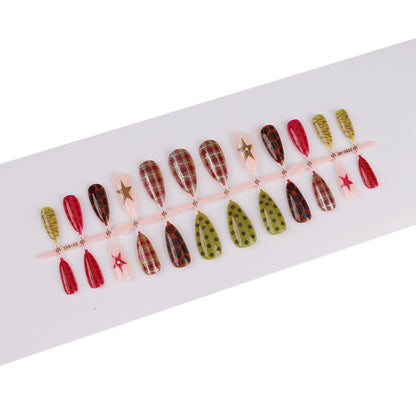 Premium Kunstvolle Aufklebenägel Set