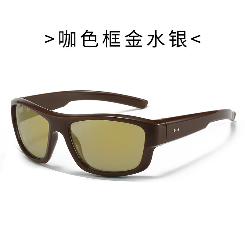 Damen Sport-Sonnenbrille mit robustem Rahmen und UV-Schutz Brehn