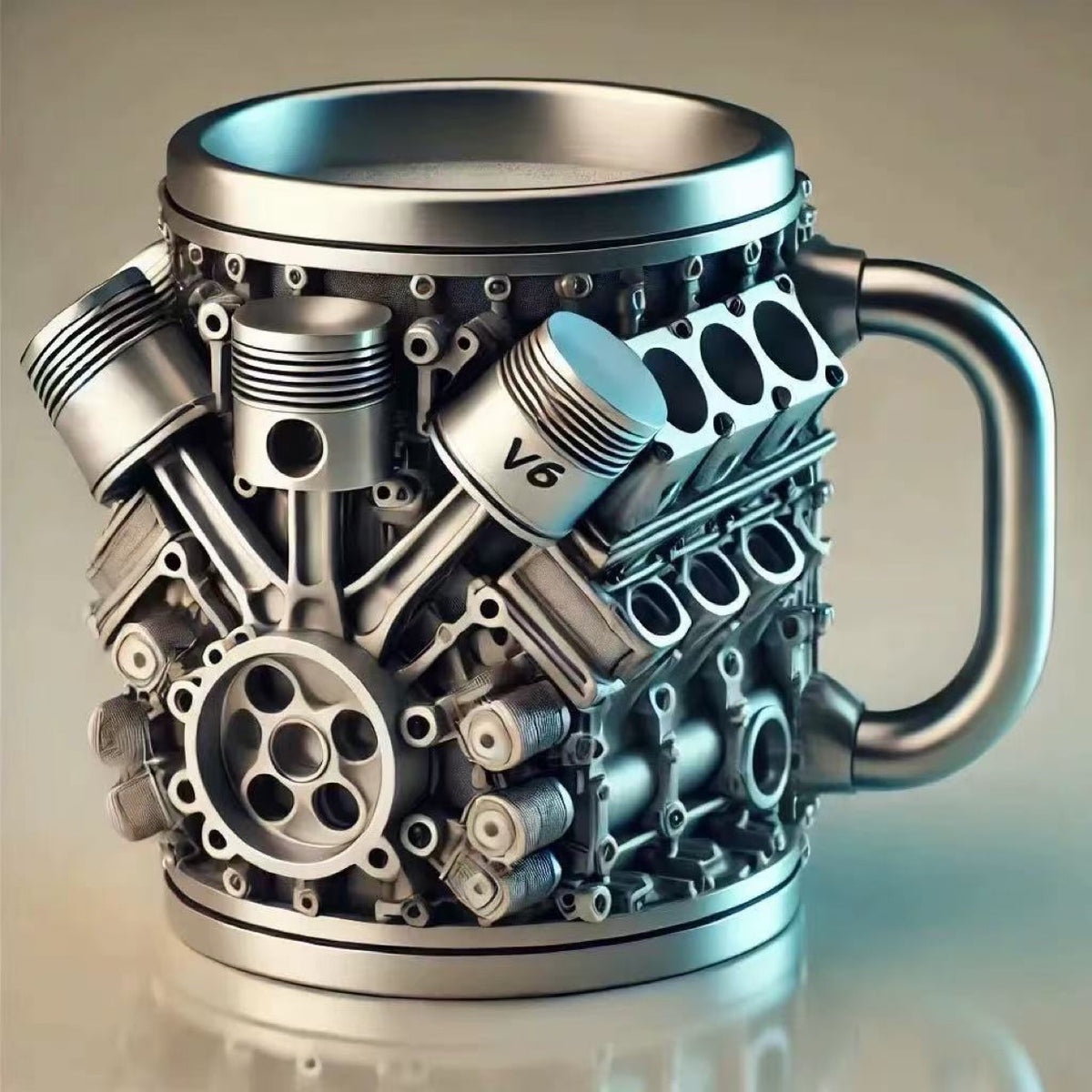 Bierkrug im Motor-Design Brehn