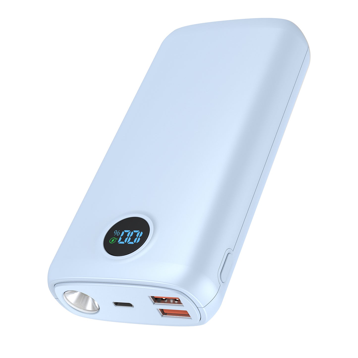 Hochleistungs-Powerbank mit LED-Display und Schnellladefunktion Brehn