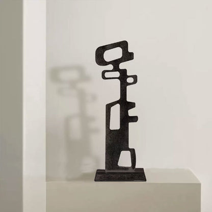 Abstrakte Metallkunst Skulptur