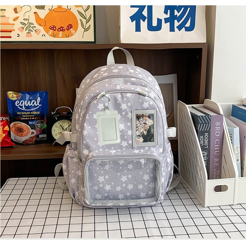 Stern-Muster College Schule Rucksack