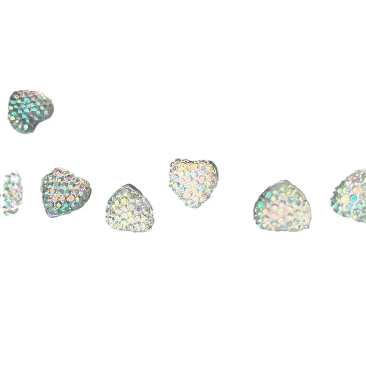 Glitzernde Herzform Schmucksteine Brehn