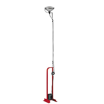 Industrielle Stehlampe mit verstellbarer Höhe