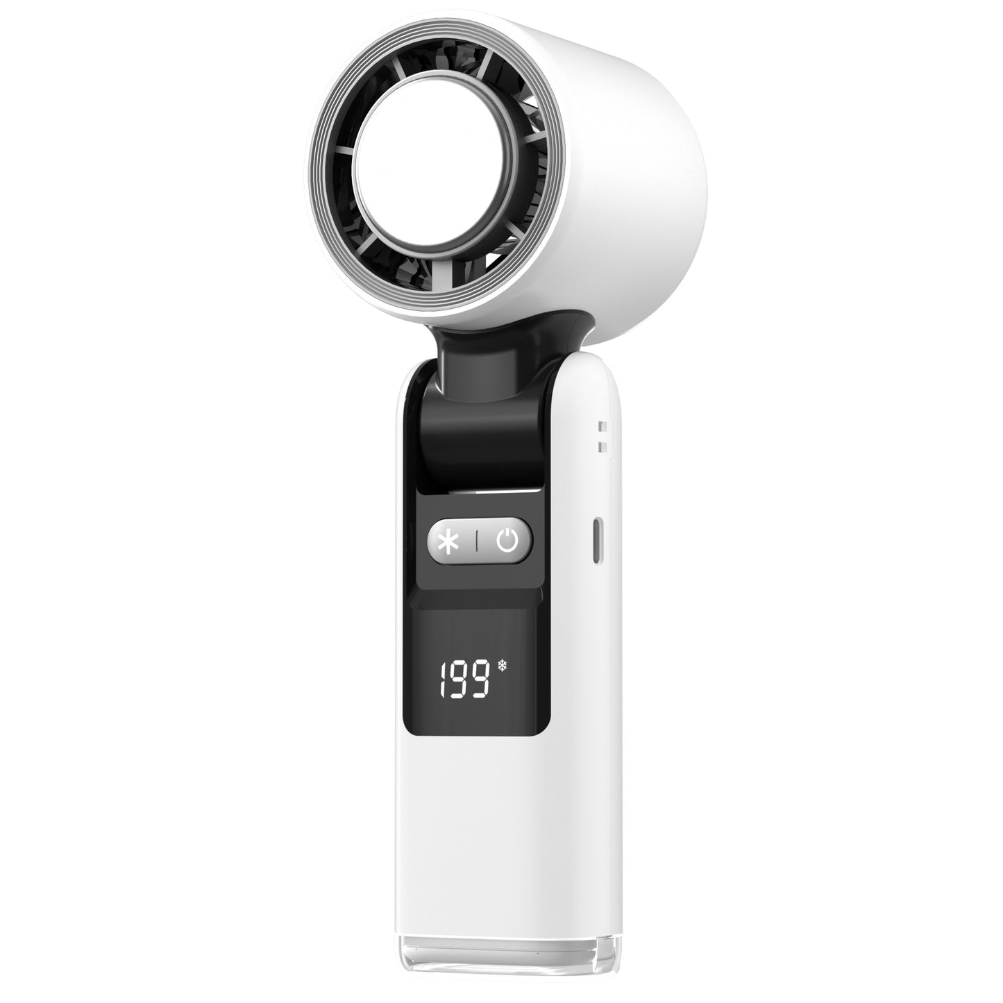 Hochleistungs-Handheld-Kühlventilator mit digitalem Display Brehn