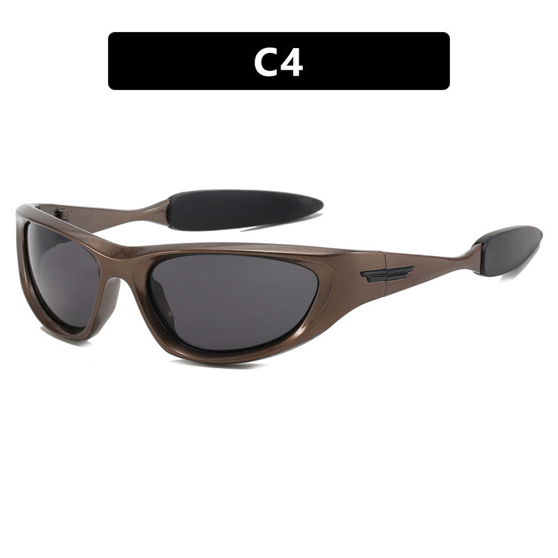 Damen sportliche Sonnenbrille mit rutschfestem Design Brehn