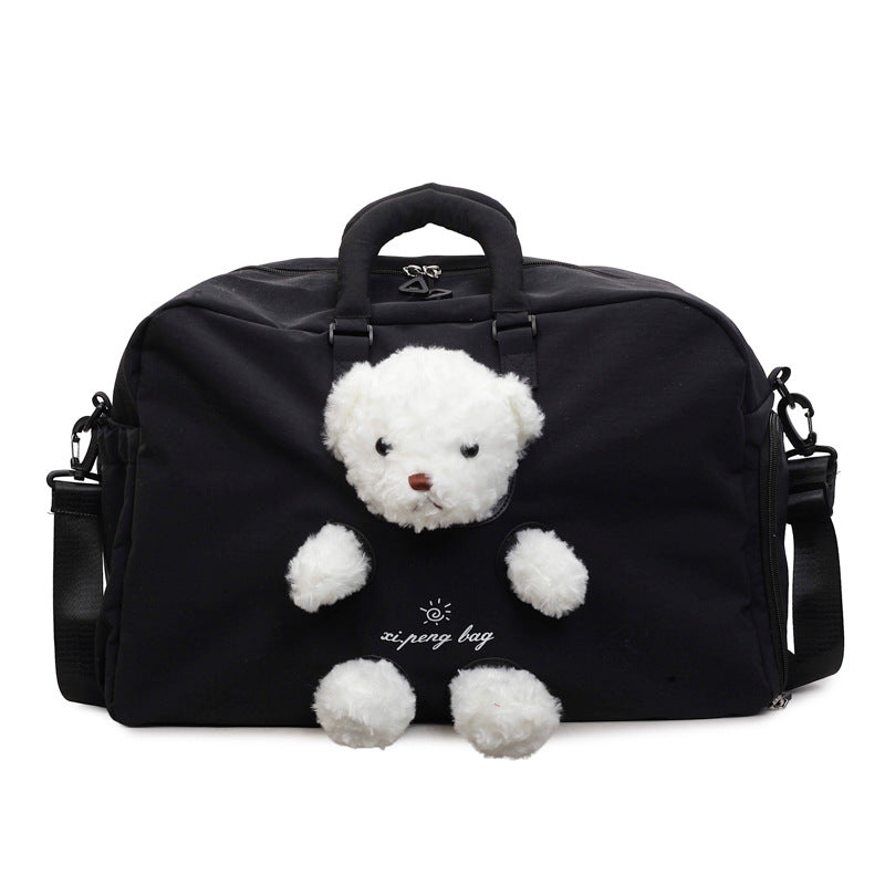 Adorbles Plüschspielzeug-integrierte Reisetasche