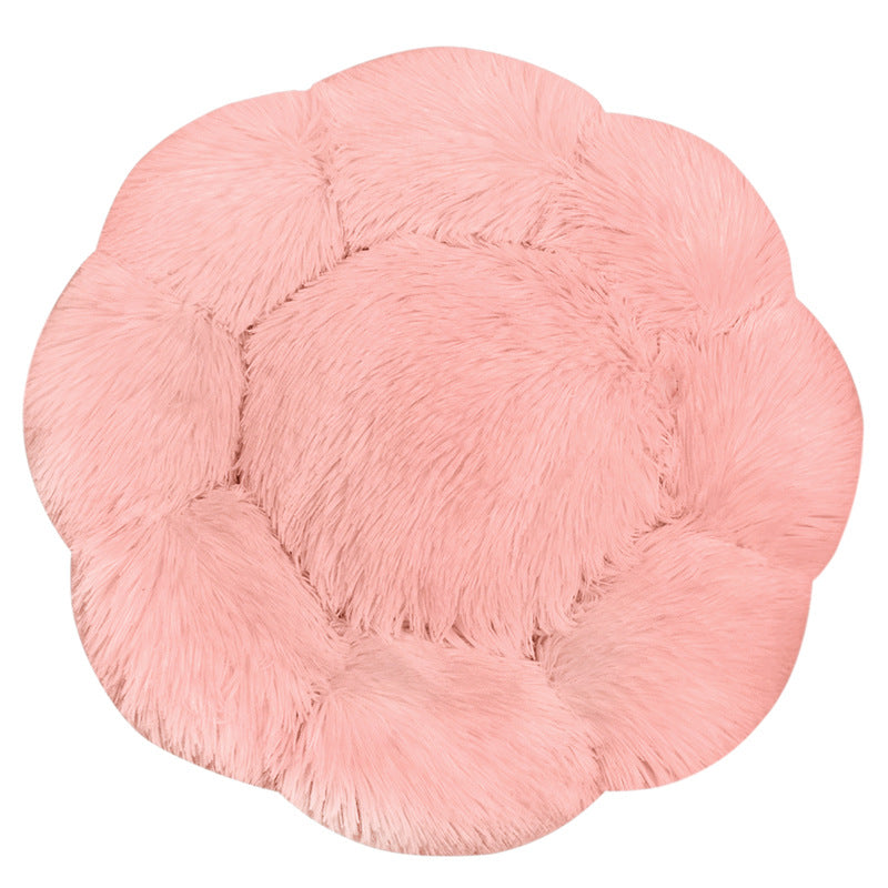 Blumenförmiges Plüsch-Hundebett