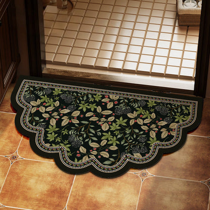 Elegante florale Design-Bereichsmatte