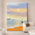 Texturiertes Küsten-Seascape-Leinwandkunst