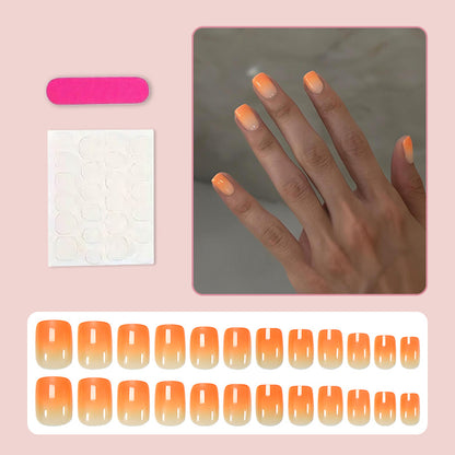 Kunstnagelset mit elegantem Ombré-Design Brehn