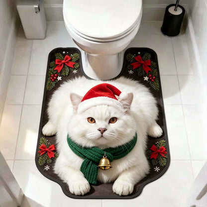 Urlaubs Katze-Themen Badezimmermatte