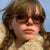 Damen elegante Sonnenbrille mit transparentem Rahmen Brehn