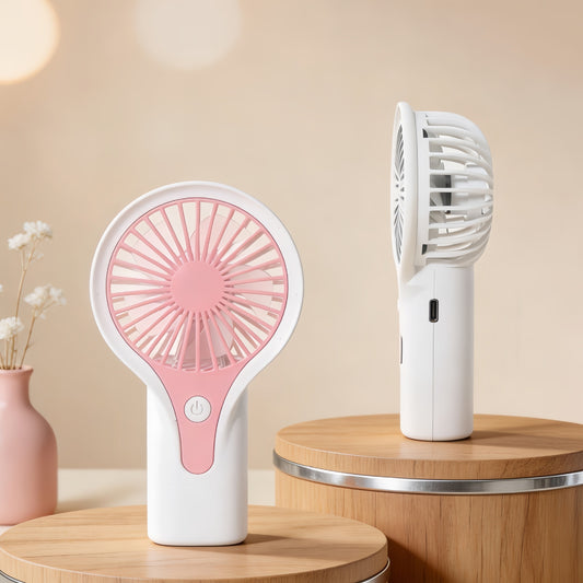 Damen Tragbarer Handventilator mit USB-Ladefunktion und ergonomischem Griff Brehn