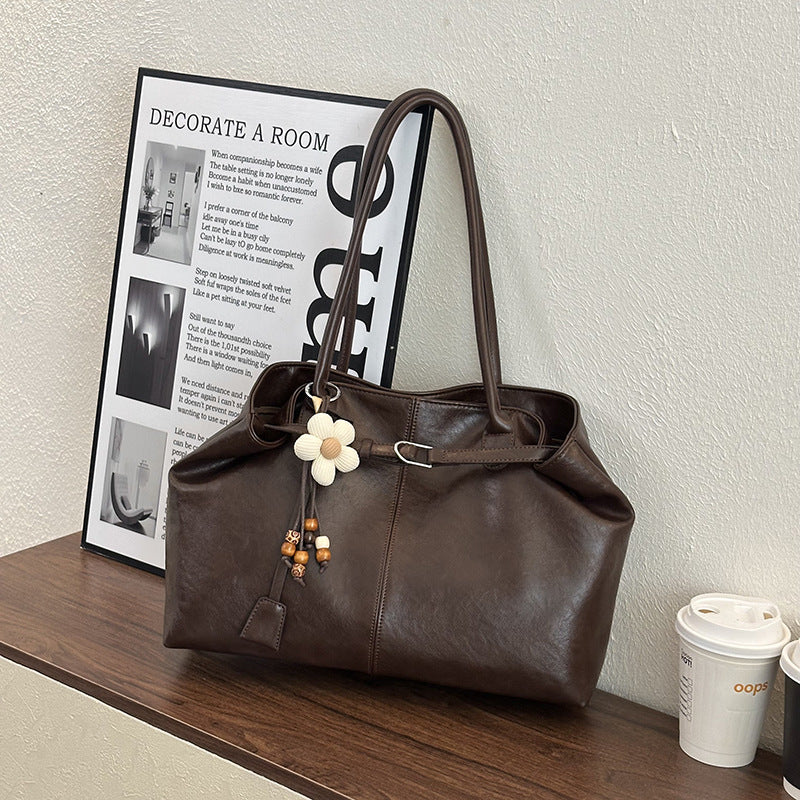 Geräumige Leder-Tote