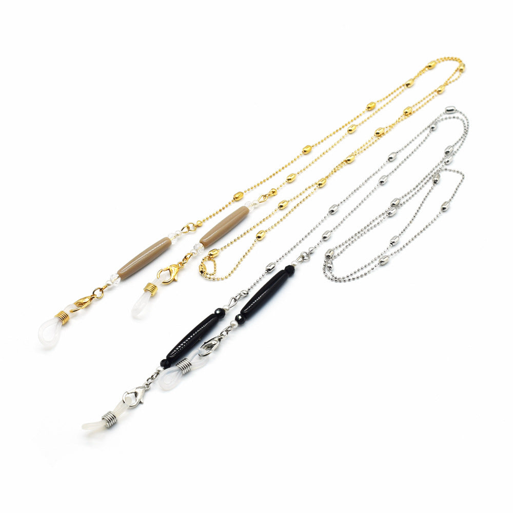 Minimalistische Perlenbrillen Kette Brehn