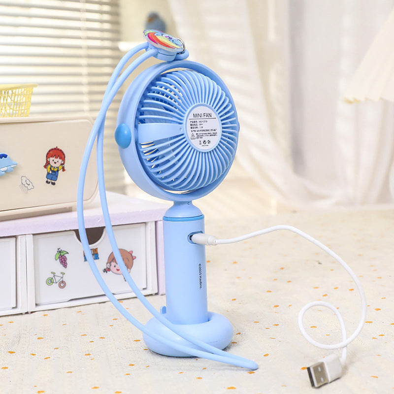 Damen Tragbarer Spielzeugventilator mit USB-Verbindung Brehn