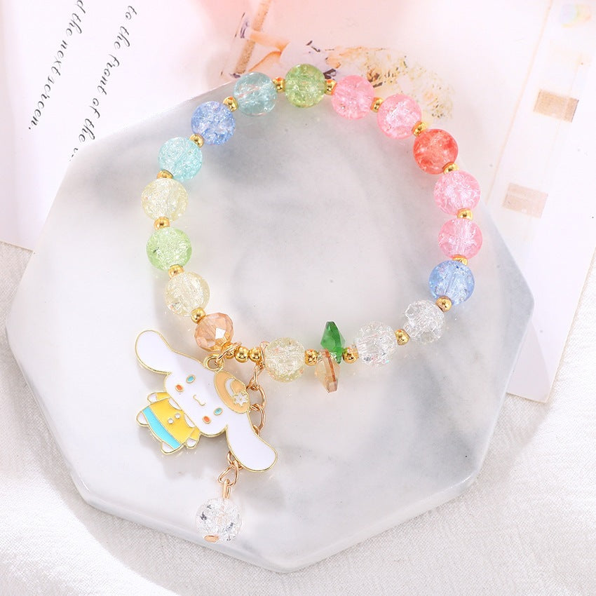 Verspieltes Armband mit Bunten Glasperlen Brehn