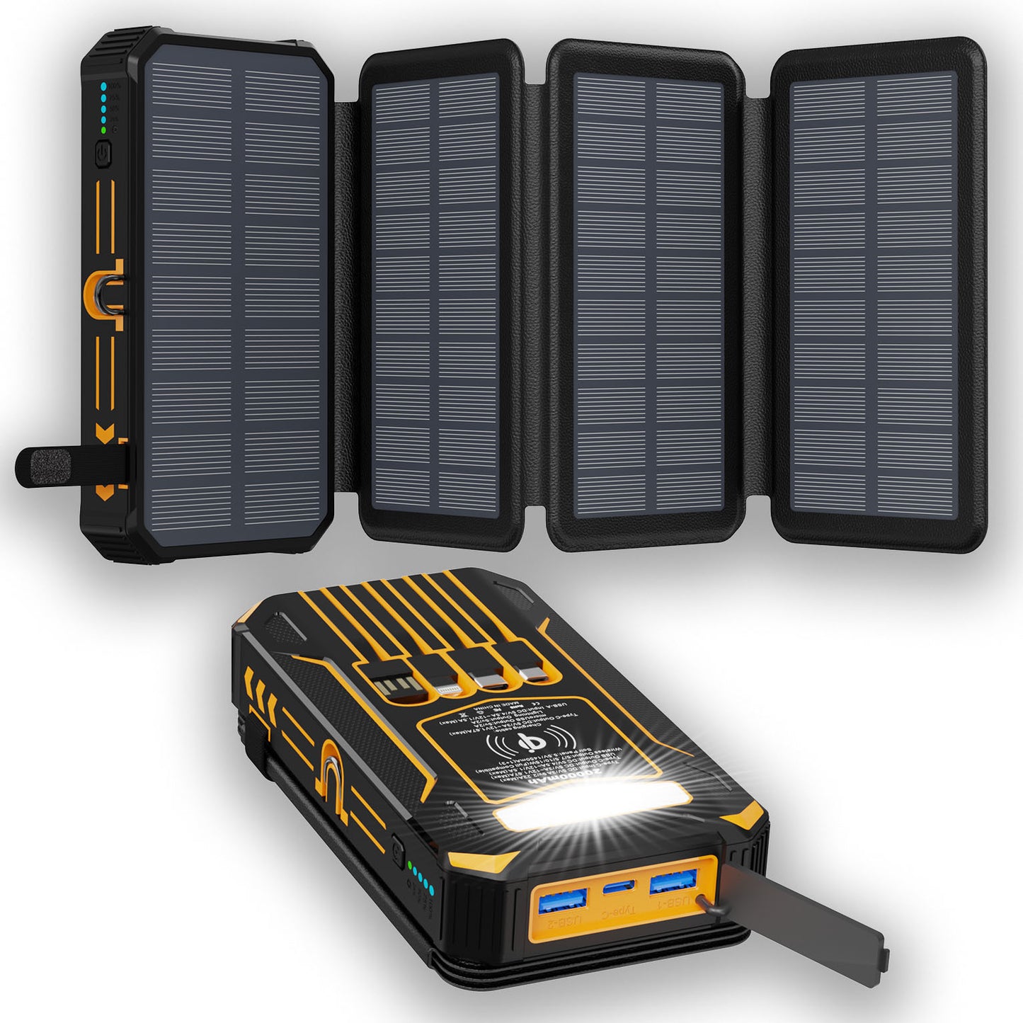 Solarbetriebene Powerbank Mit Schnellladefunktion Von Brehn