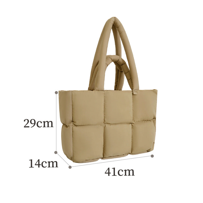 Gepolsterte Puff-Tote-Bag Brehn