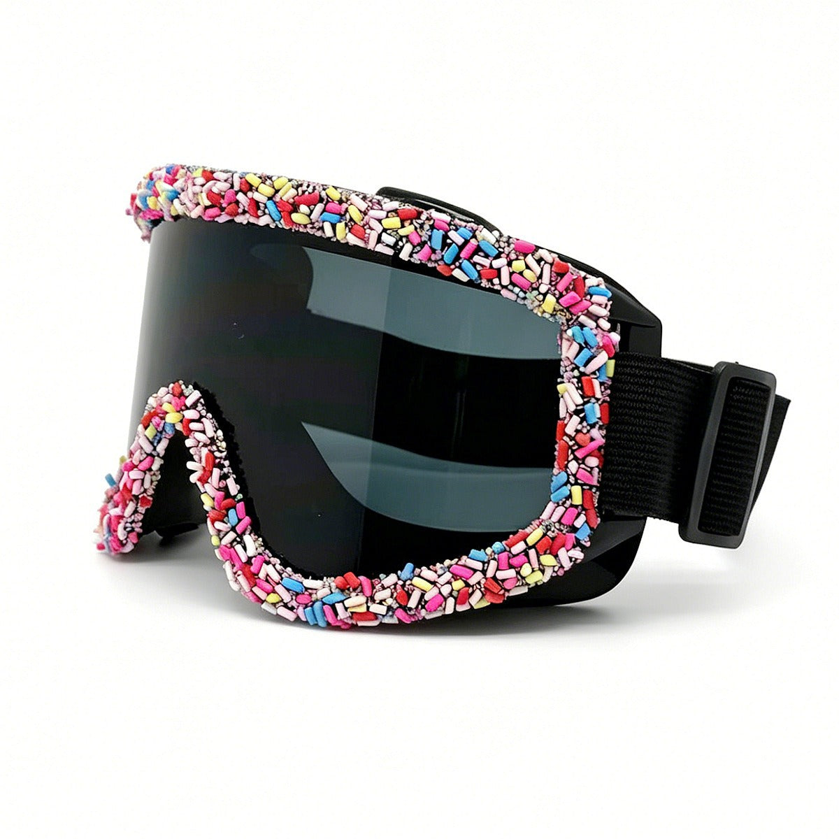 Damen Ski-Schutzbrille im kreativen Design mit bunten Akzenten Brehn