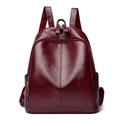 Damen Stilvolle Leder Rucksack Brehn