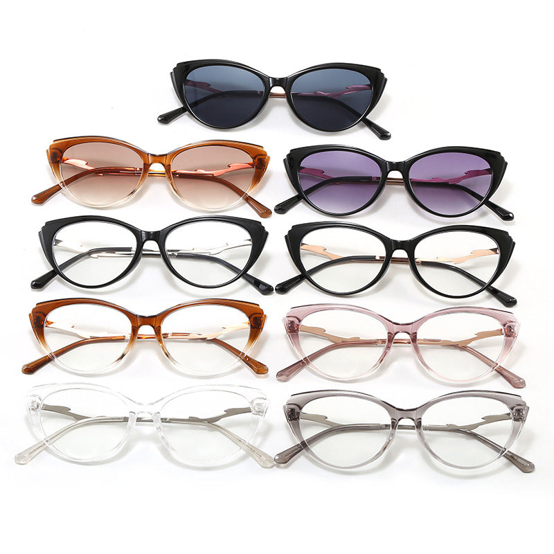 Modische Cat-Eye Brille mit Filigranem Design Brehn