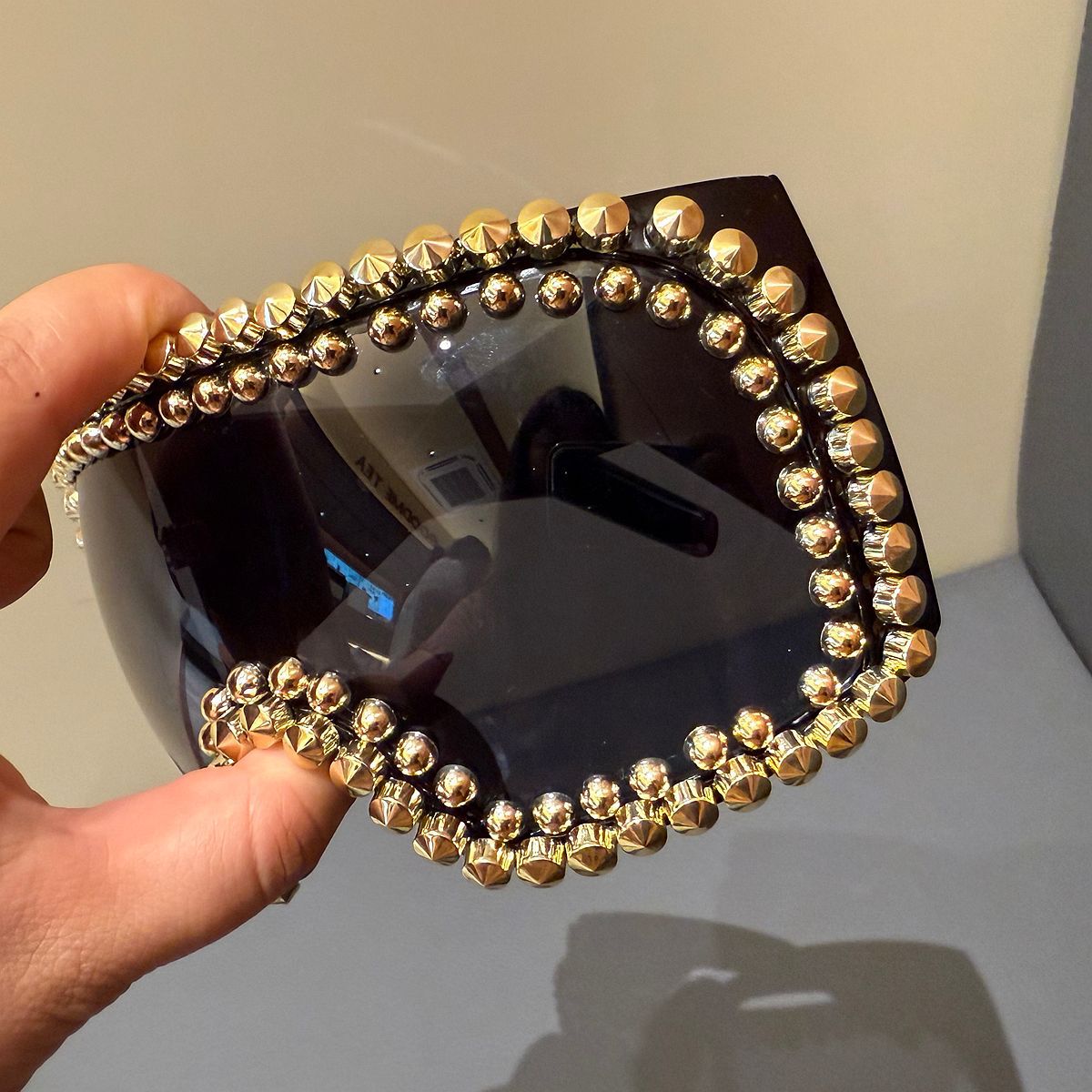 Damen modische Skibrille mit glamourösem Strassbesatz Brehn