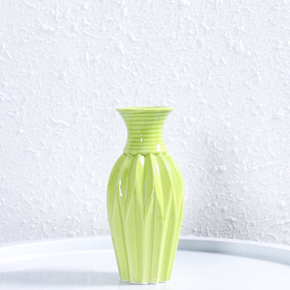Modern gerippten Keramik Blumenvasen Brehn