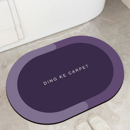 Weicher saugfähiger Badezimmerteppich