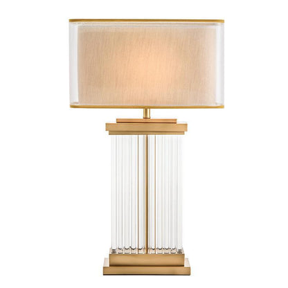 Elegante Kristall Tischlampe