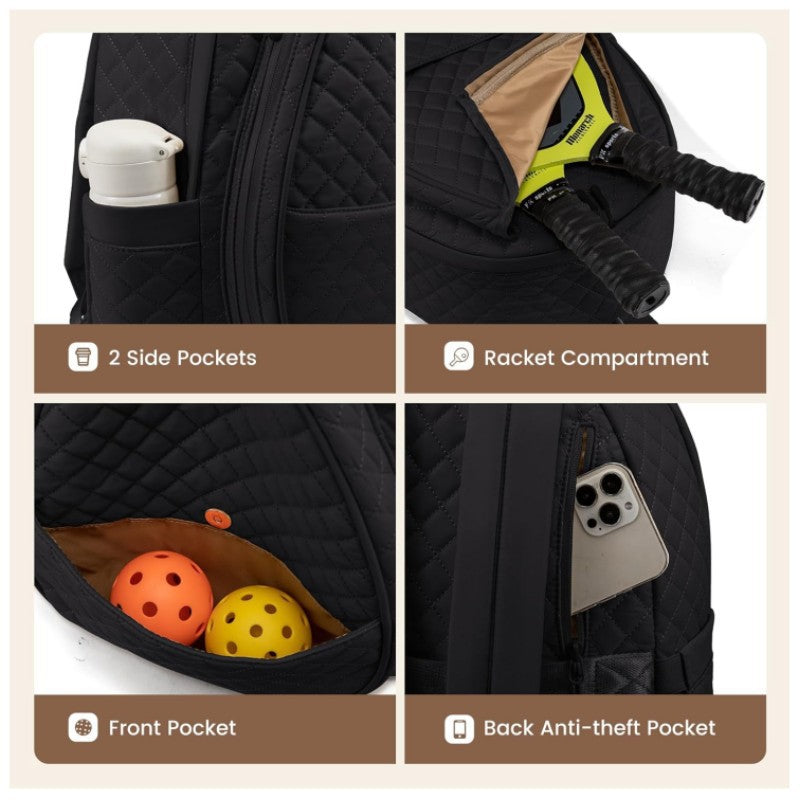 Stilvolle Tennis-Rucksacktasche mit Innovativem Stauraum Brehn